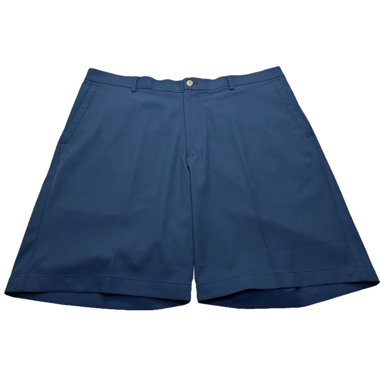 Men's Peter Millar Wicking Salem Performance Shorts 9" Size 38 Blue Mc00eb82